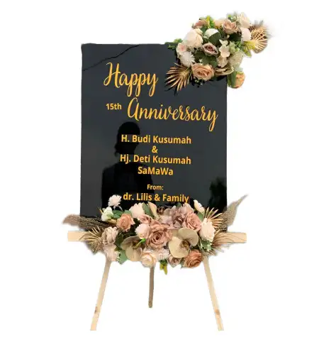 Papan Bunga Akrilik Luau Jawuk