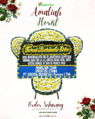 Papan Bunga Duka di Luau Jawuk