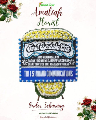 Papan Bunga Duka di Luau Jawuk