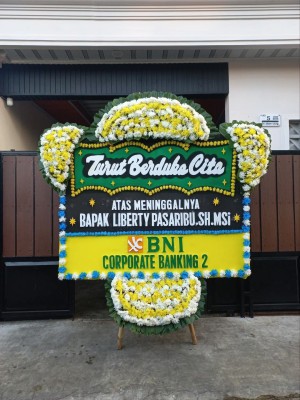 Papan Bunga Duka di Luau Jawuk