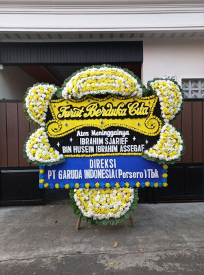 Papan Bunga Duka di Luau Jawuk