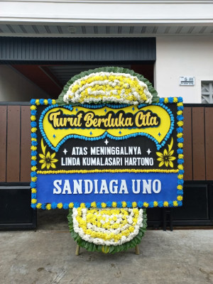 Papan Bunga Duka di Luau Jawuk