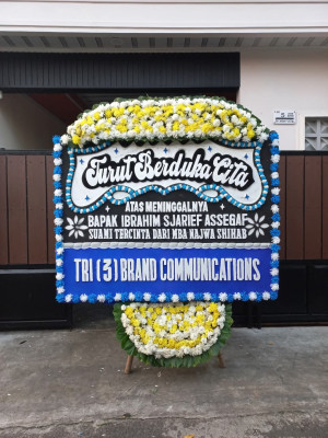 Papan Bunga Duka di Luau Jawuk
